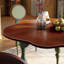 Natural and elegant solid wood dining table-110457762