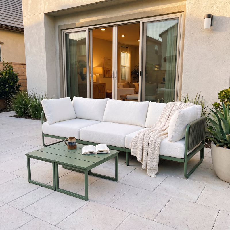 Sylva 3‑seater Modular Patio Sofa Set