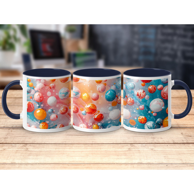 Ceramic Coffee Mug, Navy