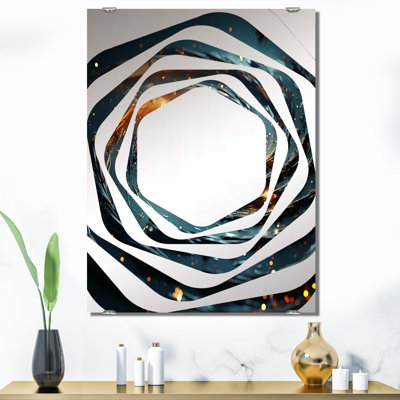 Davidenko - Miroir mural à spirales abstraites grand MIR137965