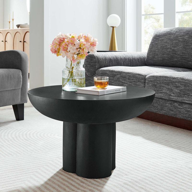 Table basse Modway Caspian, Noir