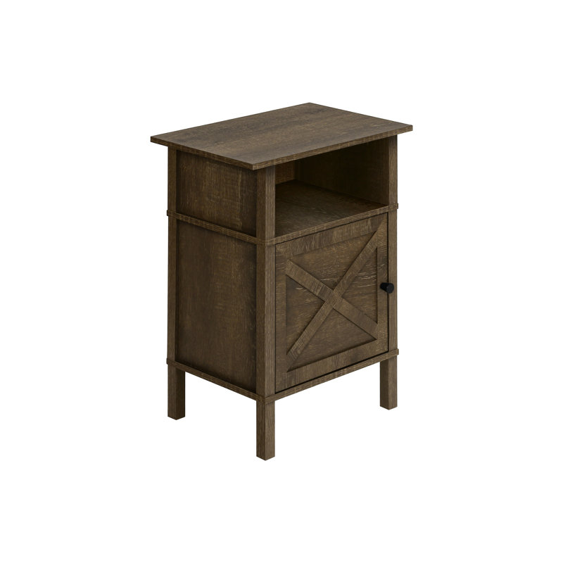 Accent Table, Side Table, End Table, Brown