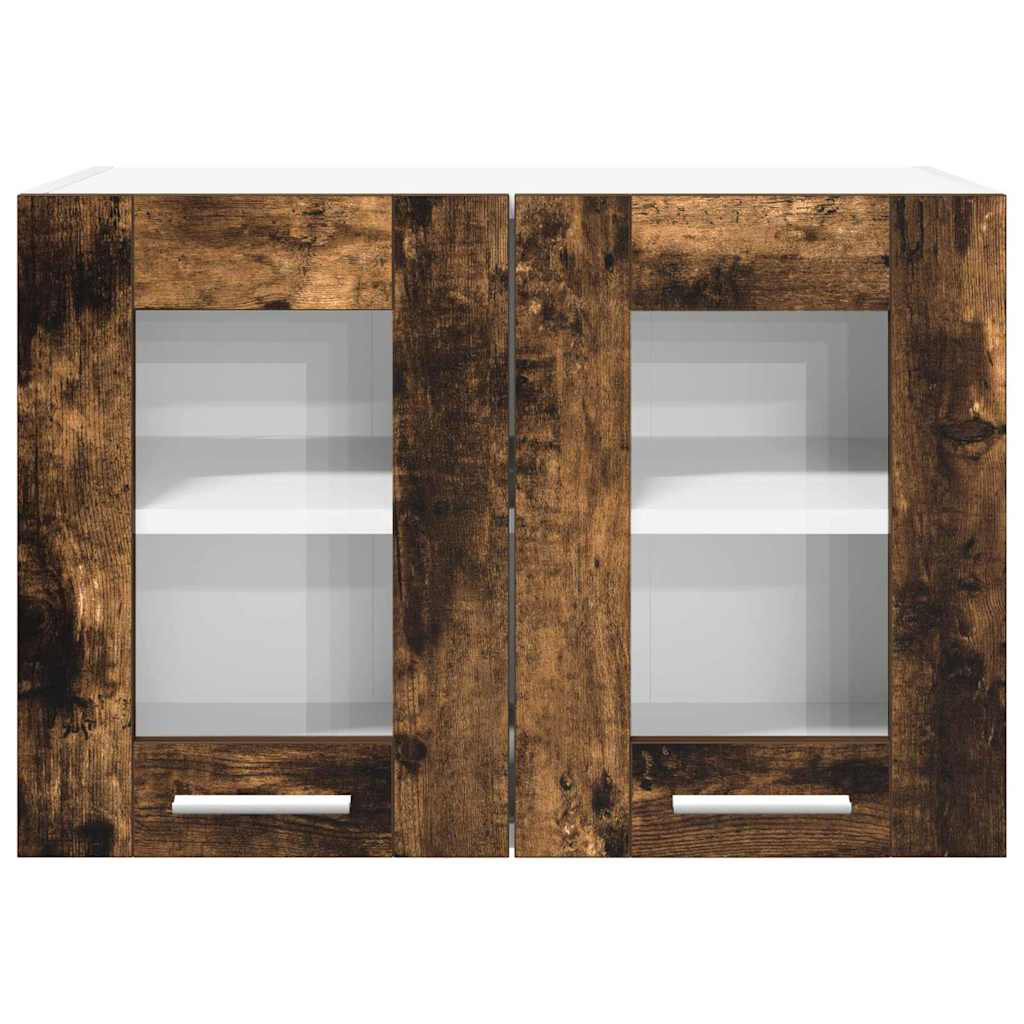 Vidaxl Hanging Cabinet Riga Black Oak 60 X 31 X 40 Cm Engineered Wood