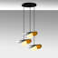 Luminaire suspendu géométrique à 3 lumières Heade