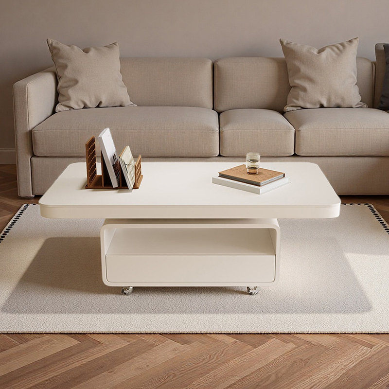 Hermia, Blanc, H 18,5 po x L 31,49 po x l 17,71 po, Blanc