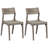Ambriz 18.5" H Acacia Side Chair