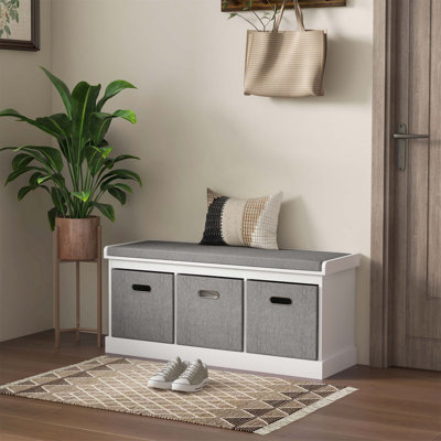 3 Pair Shoe Storage Bench