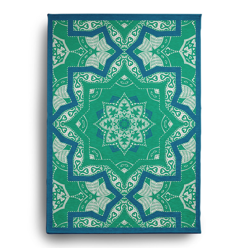 Chenille Indoor / Outdoor Rug, Rectangle 5' x 7'