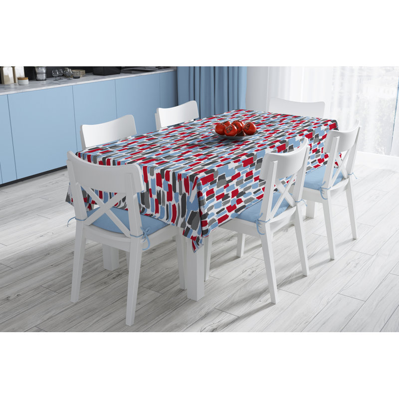 Nappe Walentina, Rouge / Bleu