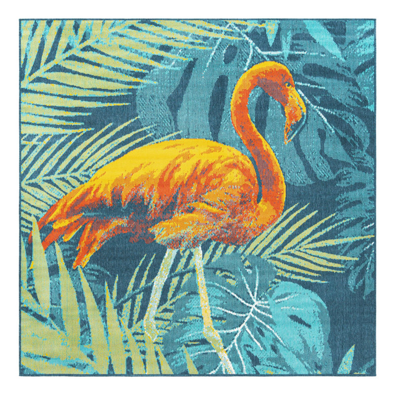 Tapis d'extérieur intérieur / extérieur Coastal, Carré 7 pi 10 po