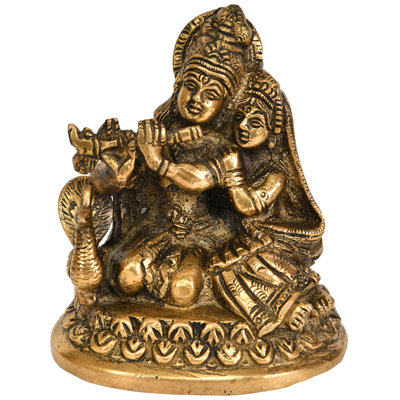 Petite figurine Radha Krishna