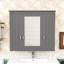 Armoire de salle de bain murale avec tablettes et rangement-120380729