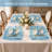 100% Linen Solid Ruffled Placemat-1999366437