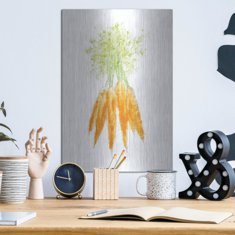 «Garden Delight V3» par Emily Adams, art mural en métal, H 16 po x l 12 po