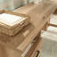Bureau en L, finition brune