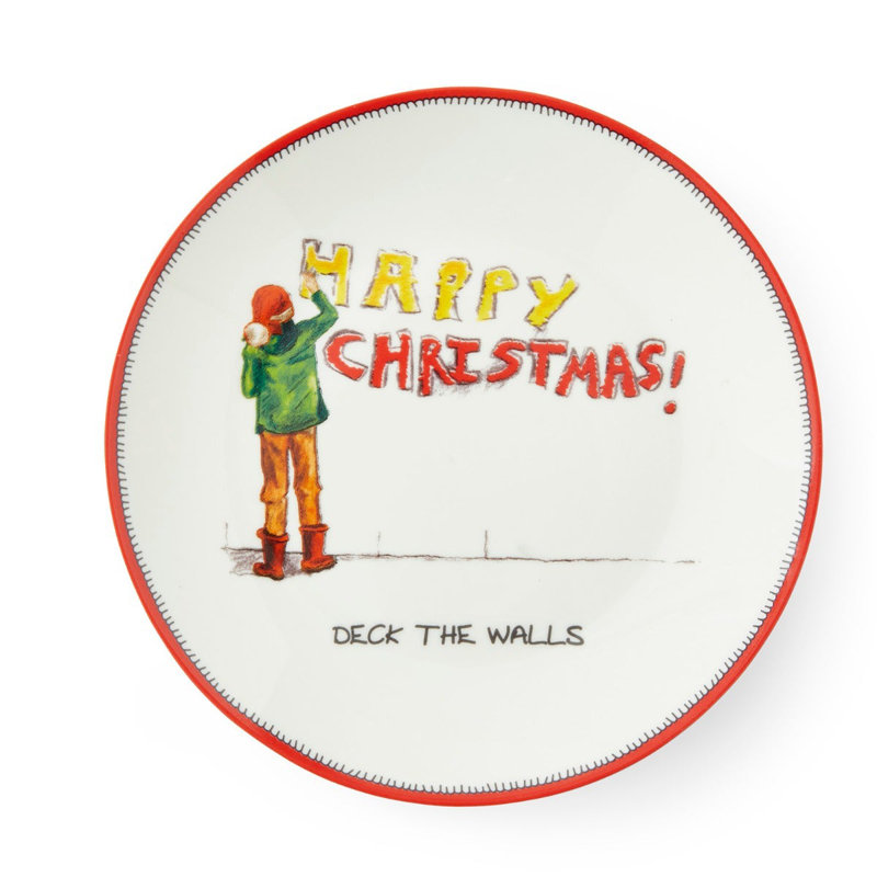 6" Doodles Tidbit Plates, Set of 4