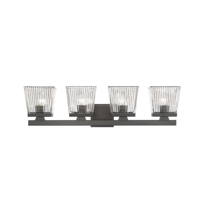 Lutrische 4 - Light Dimmable Vanity Light, Matte Black