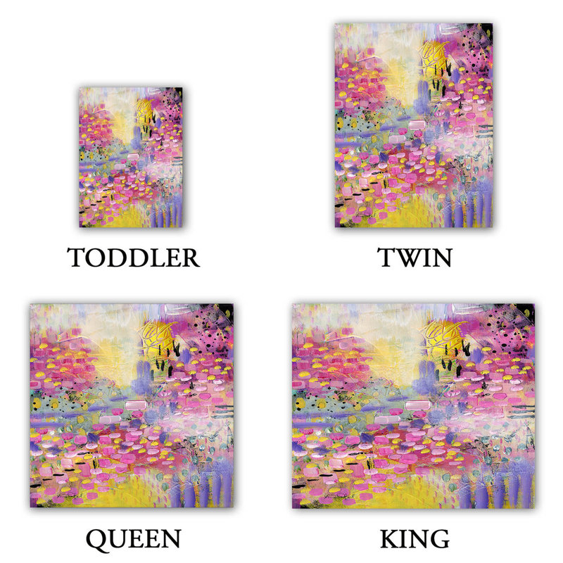 Ensembles de housse de couette DiaNoche en microfibre par Rina Patel Art - Spring Has Sprung 2