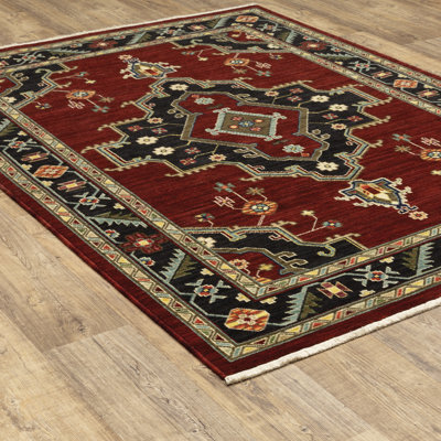 Oaklynn Performance Oriental Indoor Rug