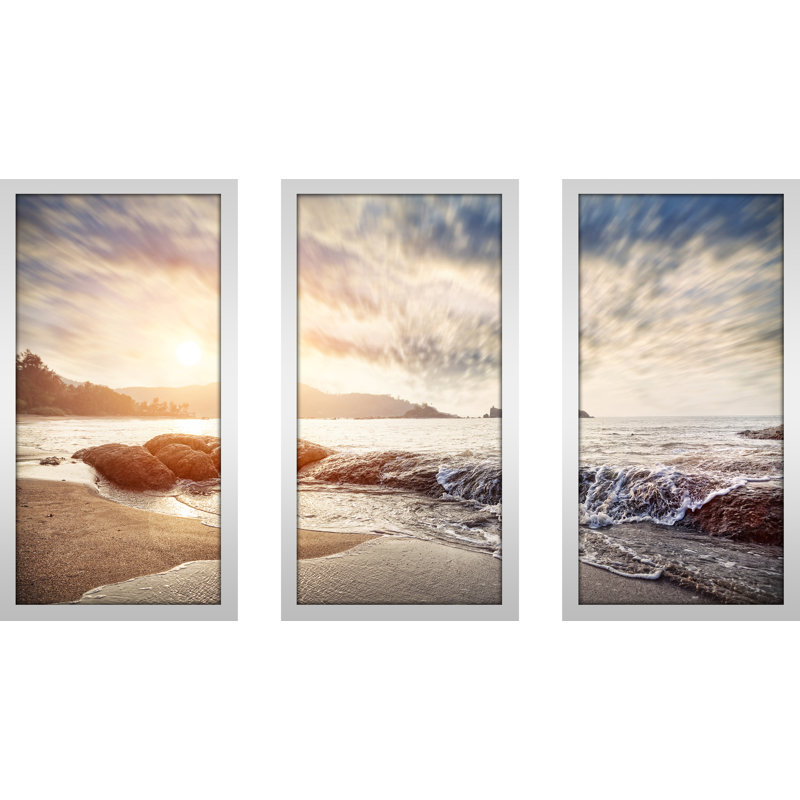 3 - Pieces, 33.5" H x 52.5" W x 1" D