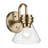9.5" 1-Light Wall Sconce with Clear Glass-108202076