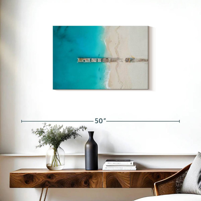 Aletra Grace Bay Beach Pier, 20" H x 30" W