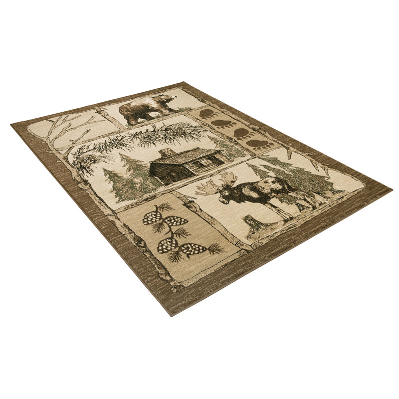 Animal Print Rug, Rectangle 2' x 3'