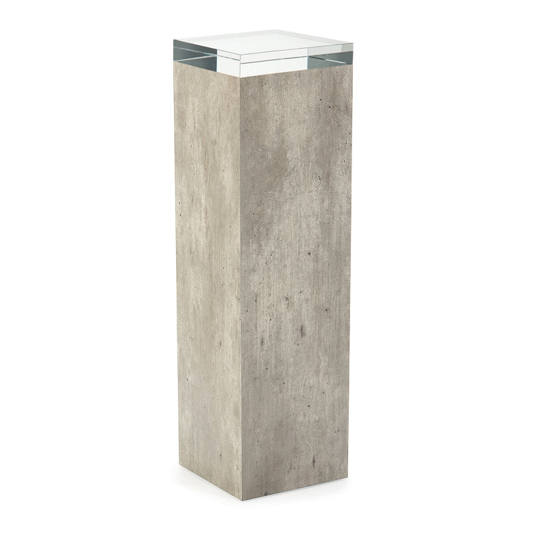 Loftus Plant Stand, 41'' H x 11.75'' L x 11.75'' D, Tiza Gesso