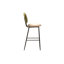 Upholstered Counter Stool with Metal Frame-107256678