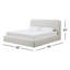 Lit plateforme tapissier Elora en chenille blanchie-838847660-836458438