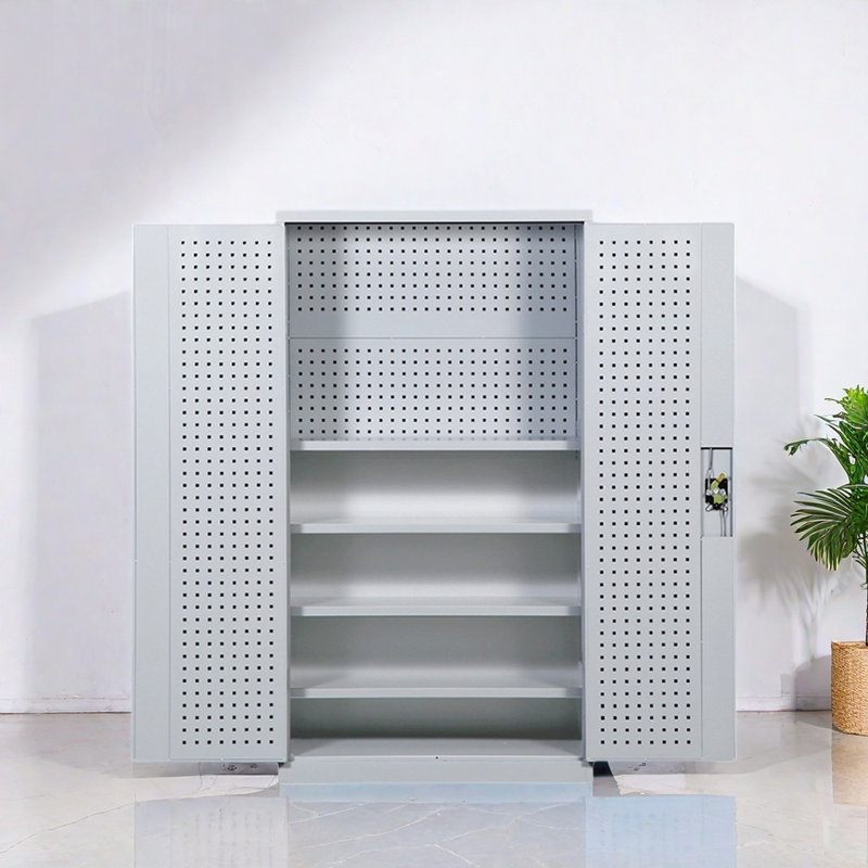 Multi-functional Large Capacity Garage Lockers, White