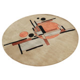 Deco One-of-a-Kind Round 8'1" Hand Knotted Area Rug