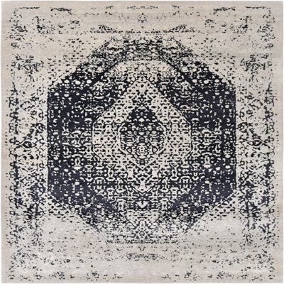 Tapis oriental ivoire / noir Hoyle
