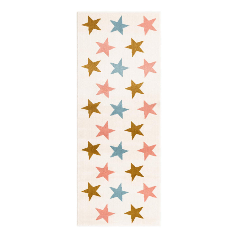 Unique Loom Twinkle Whimsy Kids Rug, Runner 2' x 5'1"