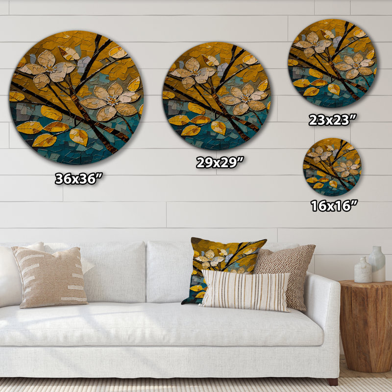 Fleurs lumineuses lumineuses minimalistes IV - Bouquet de fleurs, art mural en bois - Bois de pin naturel
