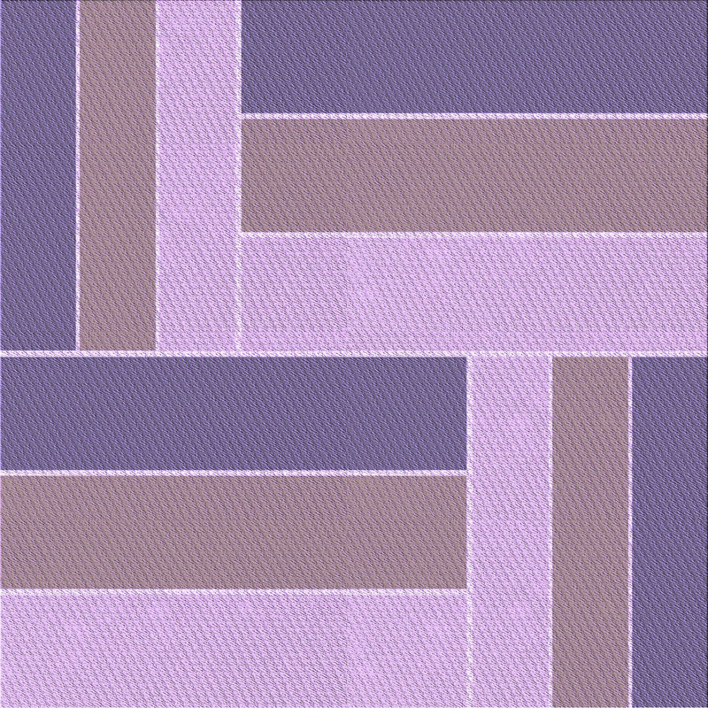 Geometric Indoor Rug, Square 5'