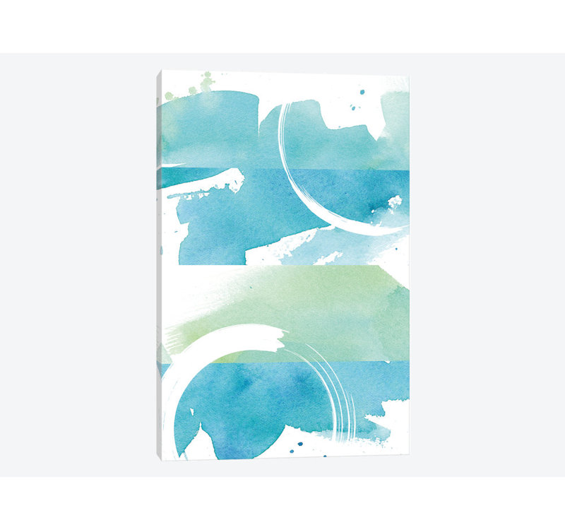 «Coastal Feel III», impression sur toile, H 26 po x l 18 po x P 1,5 po, Toile encadrée noire, Pas de tapis