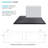 Transolid Trimslate 60-in x 32-in Zero Threshold Tub Replacement Shower Base with End Drain-115485100