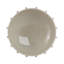 Bol rond rond avec rebord festonné - Décoration intérieure moderne pour table d'entrée, style tablette ou salon - 16 po, taupe
