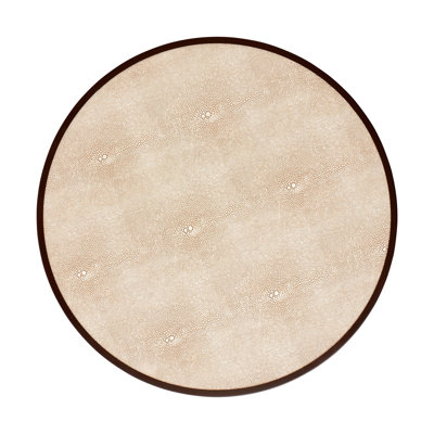 No Pattern Round Placemat