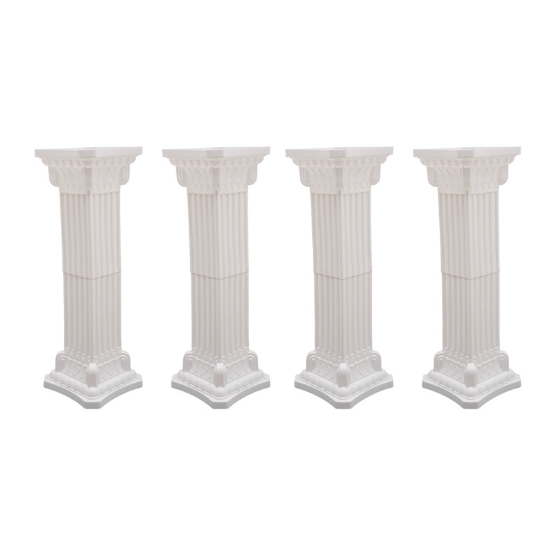 4PCS 11.81“ Plastic Roman Pillar