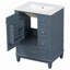 Meuble-lavabo 24 po avec lavabo en céramique-23571229