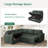 Hoelscher L-shaped Sleeper Sectional Upholstered Sofa Bed With Storage Space Green-122510077