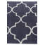 Tapis bleu marine Oharare
