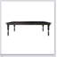 Ensemble de salle à manger 5 pièces avec table extensible Traditional Brown Finish-2084677282