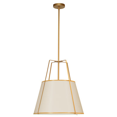 Luminaire suspendu 3 lumières trapézoïdale