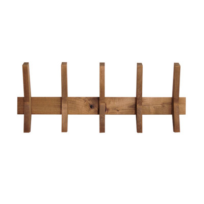 Sifford 5-Hook Solid Wood Coat Rack