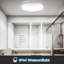 Danyia Silver LED Outdoor Flush Mount