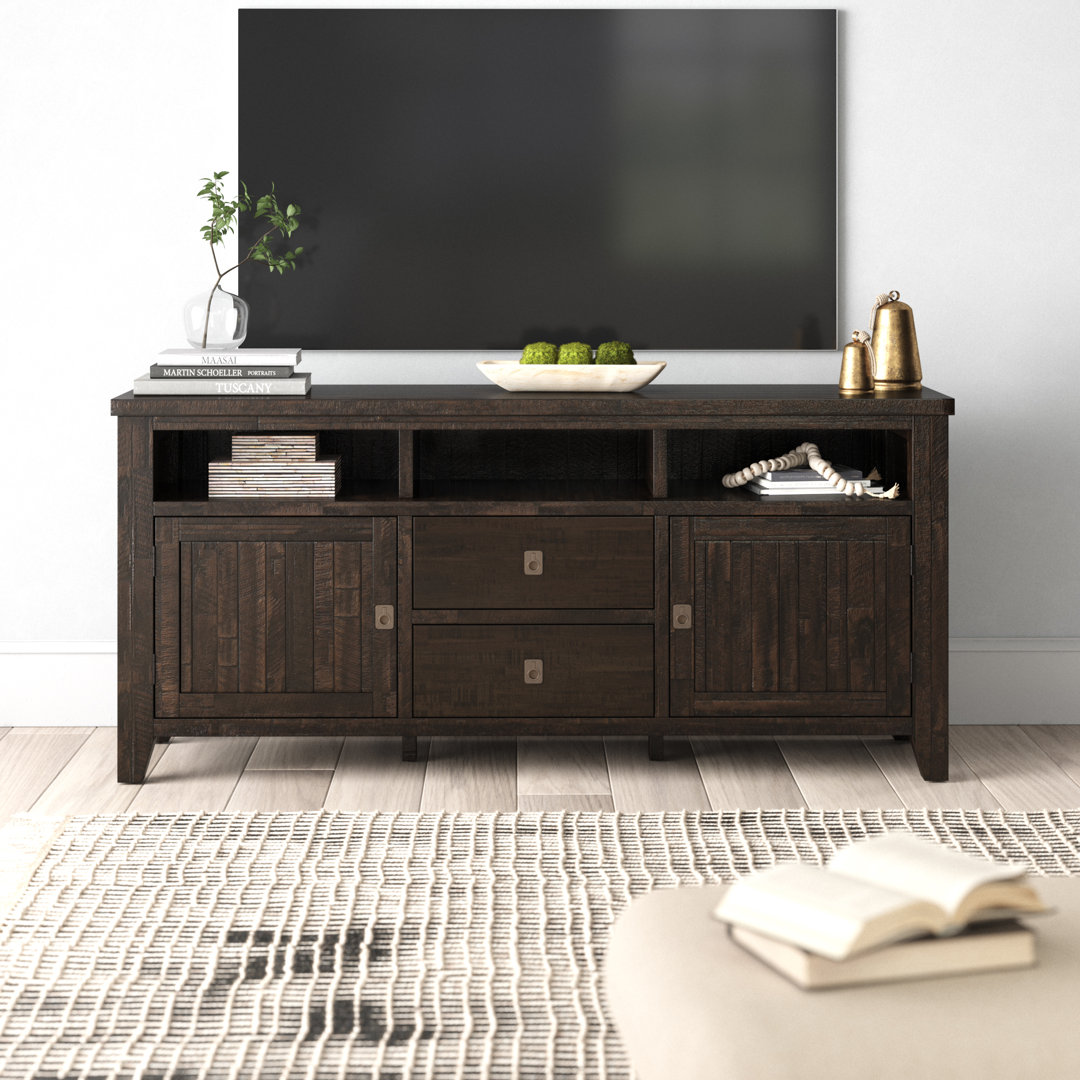 Mariama Solid Wood TV Stand for TVs up to 78" Union Rustic