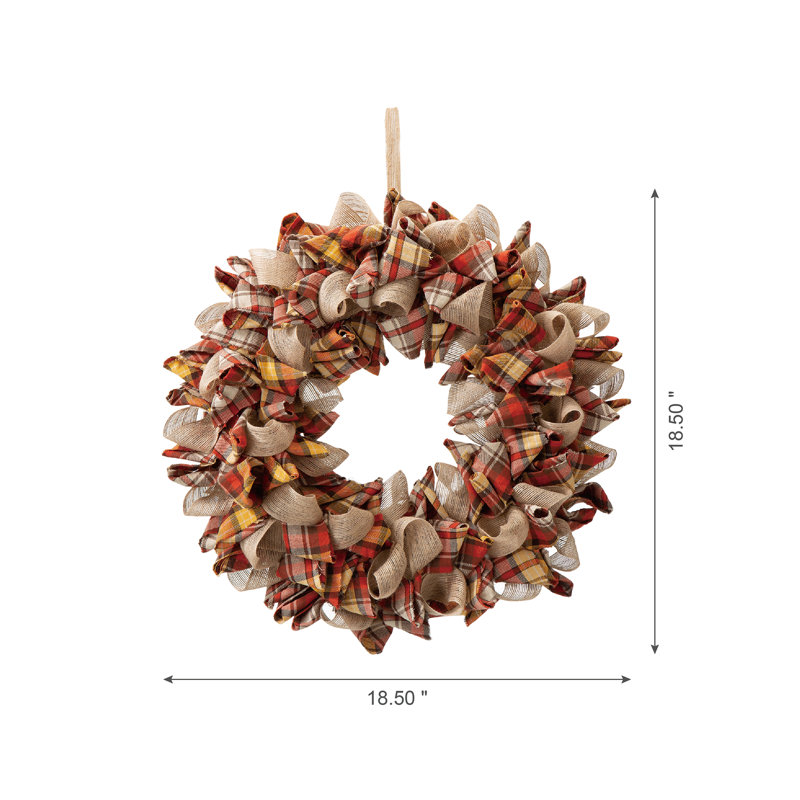 Wreath Polyester 18.5'' Wreath
